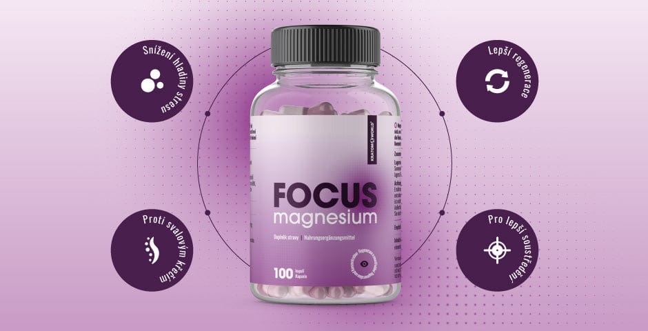 Kratom World Hořčík Magnesium MagChel prodej energie spánek magnezium bisglycinát křeče svalstvo stres regenerace