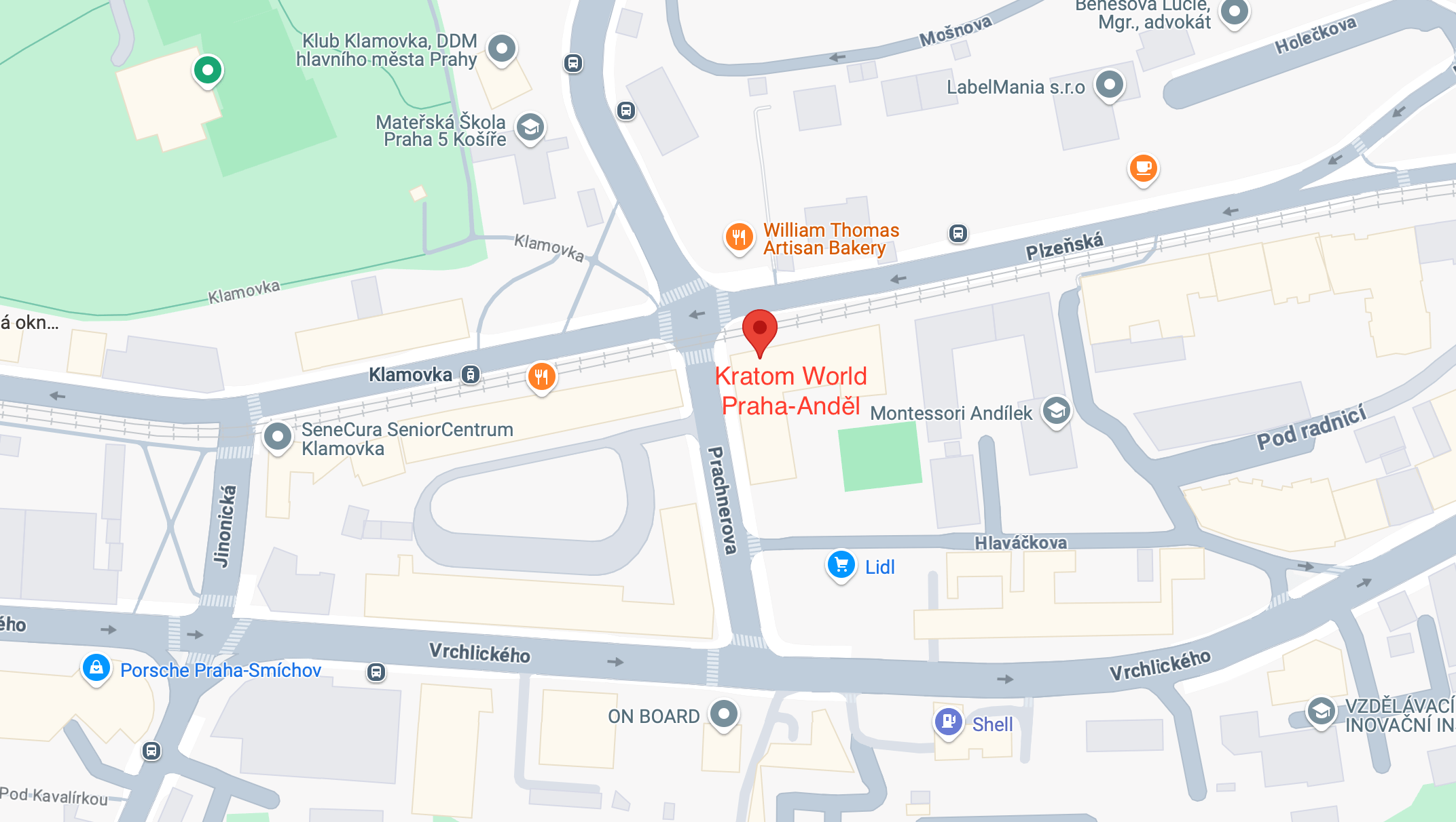 kratom world pobočka praha anděl